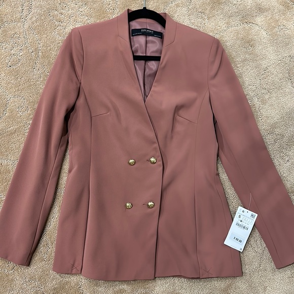 Zara Double Breasted Blazer - Picture 6 of 7